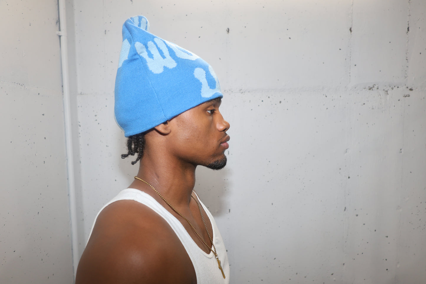 REGULAR WEWOKEUP BEANIE (BLUE)