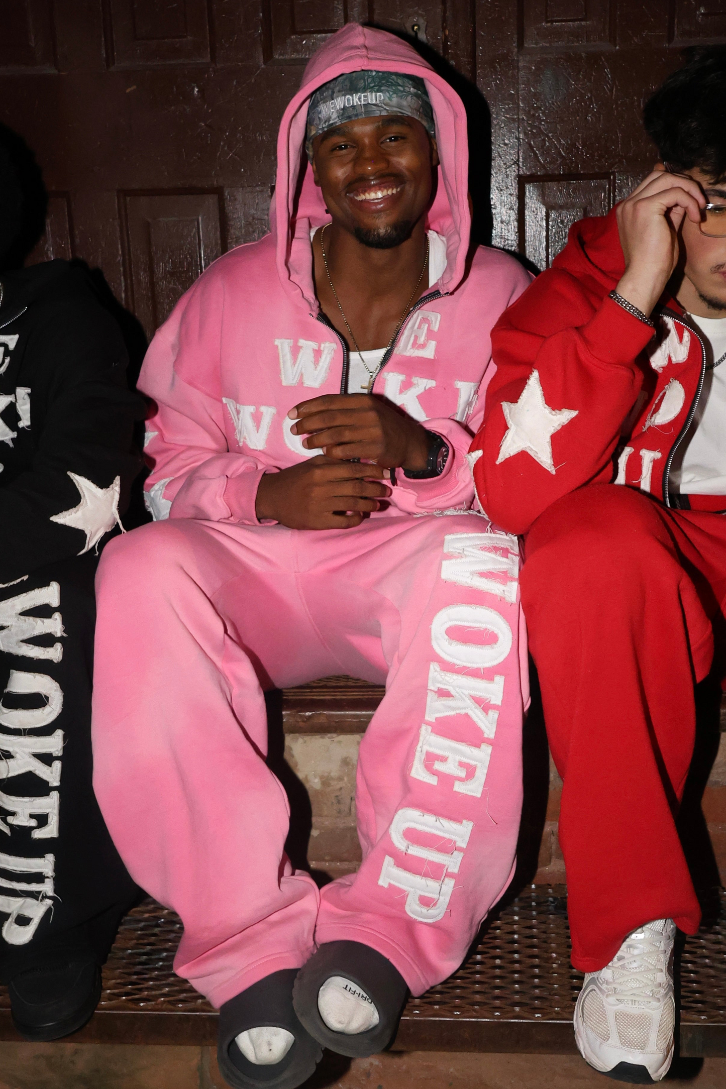 WEWOKEUP SWEATPANTS (PINK)