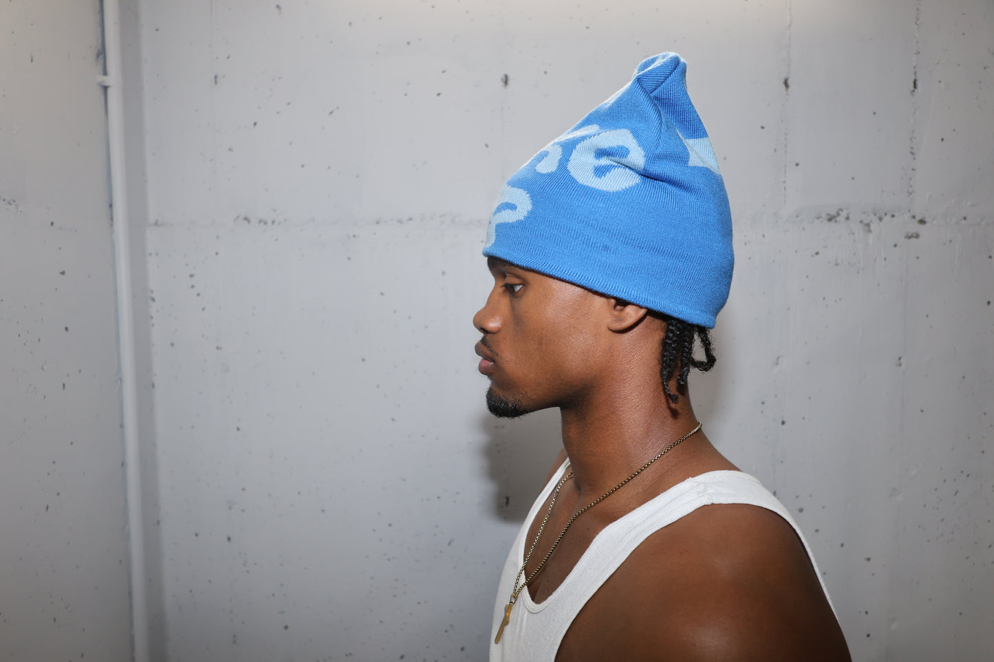 REGULAR WEWOKEUP BEANIE (BLUE)