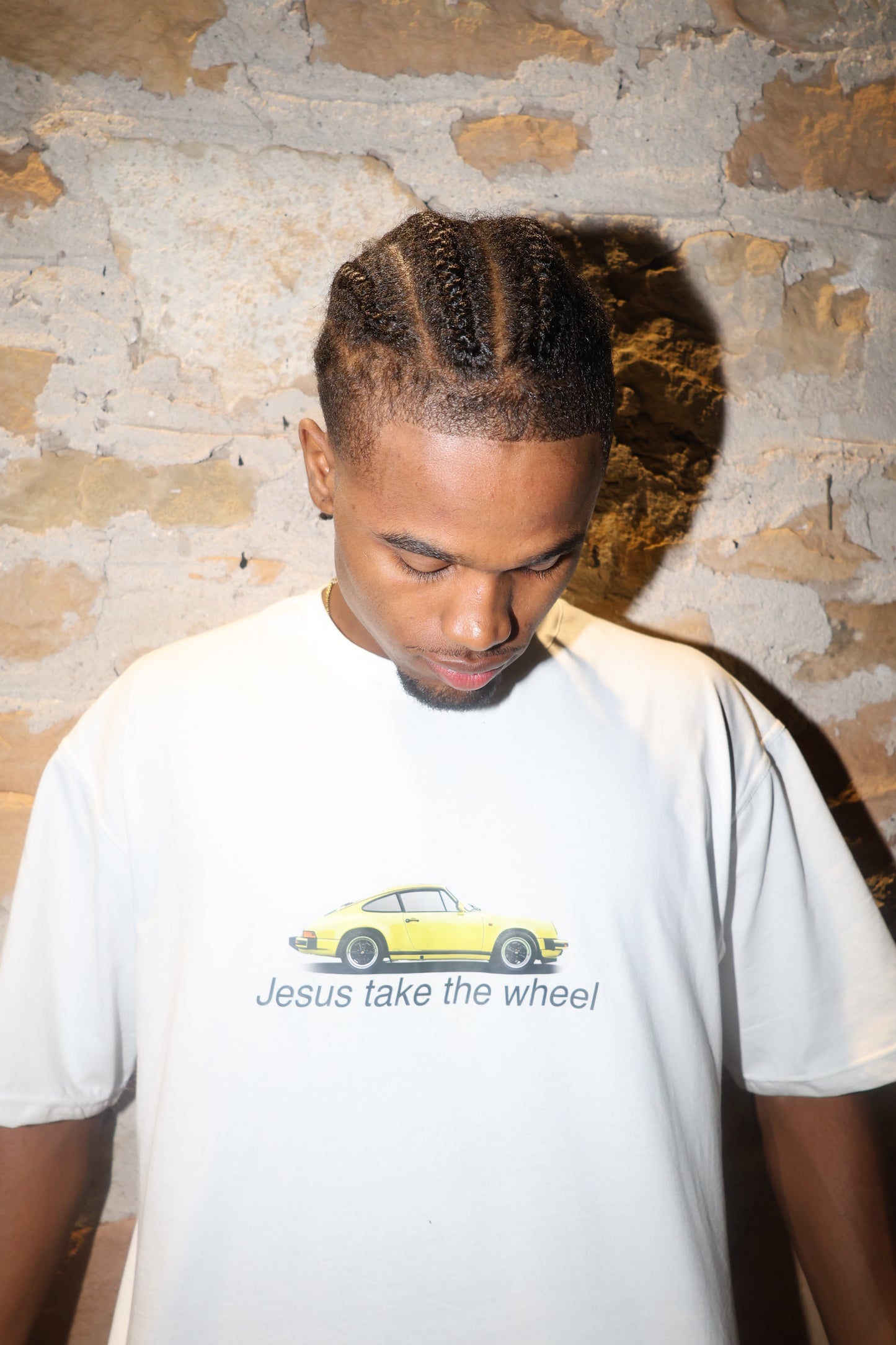 Jesus Take The Wheel (WHITE T-Shirt)