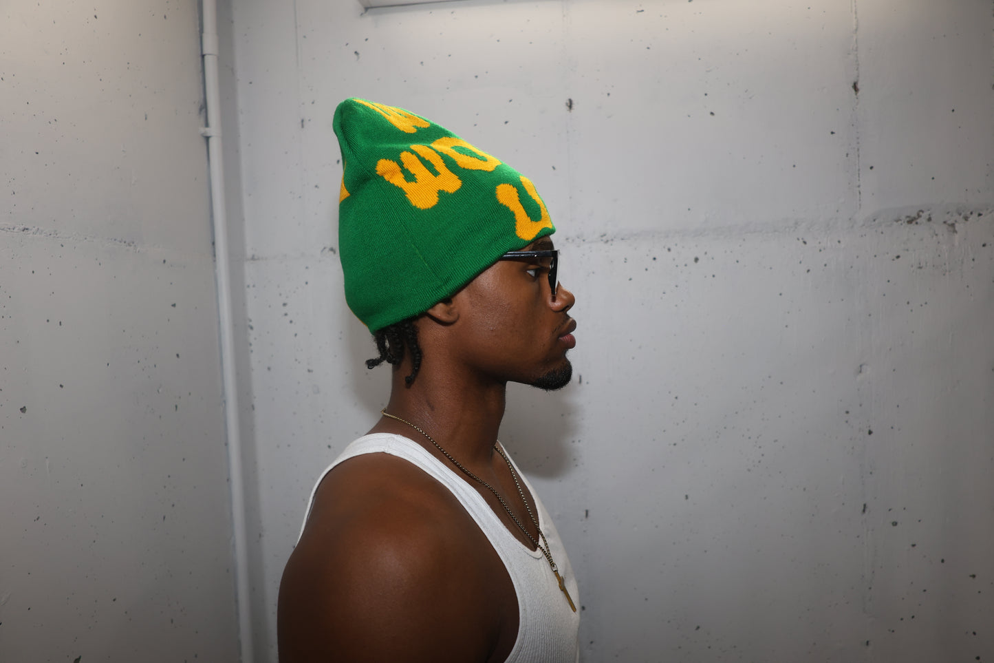 REGULAR WEWOKEUP BEANIE (GREEN)