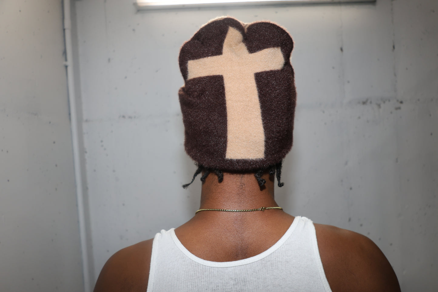 MOHAIR WEWOKEUP BEANIE (BROWN)