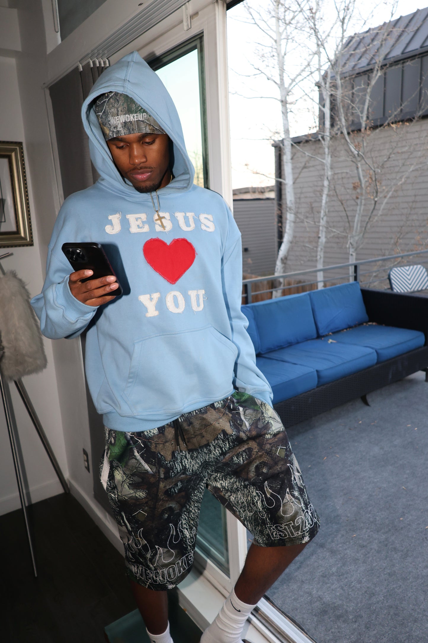 JESUS ❤️ YOU (SKY BLUE HOODIE)