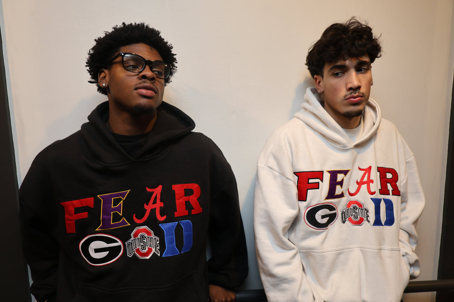 FEAR GOD UNIVERSITY HOODIE (BLACK)