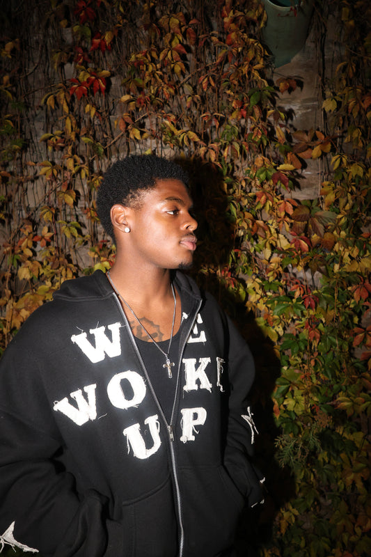WEWOKEUP ZIP UP (Black)