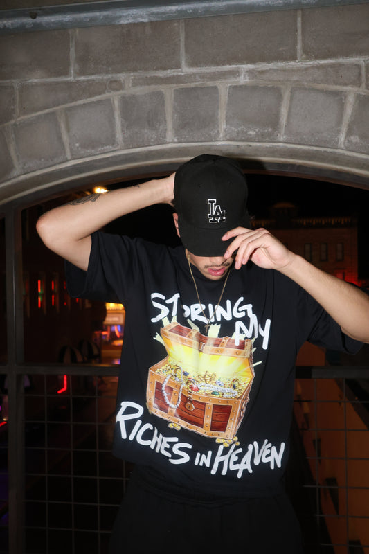 Riches In Heaven (BLACK T-Shirt)
