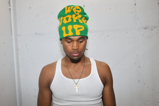 REGULAR WEWOKEUP BEANIE (GREEN)
