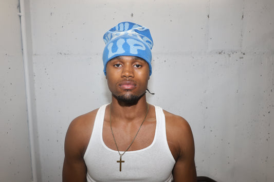 REGULAR WEWOKEUP BEANIE (BLUE)