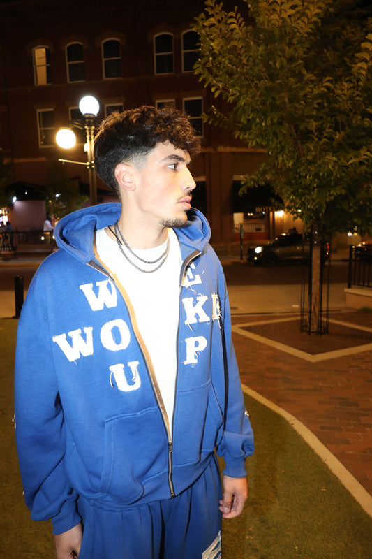 WEWOKEUP ZIP UP (Royal Blue)