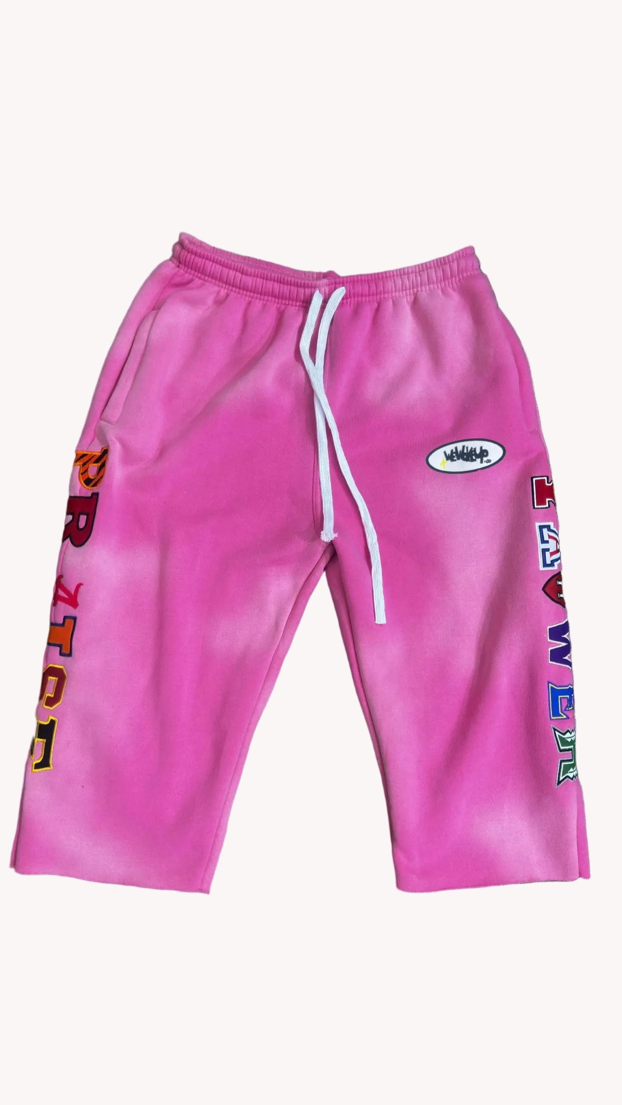 Praise Yahweh University Cropped Sweats (PINK)