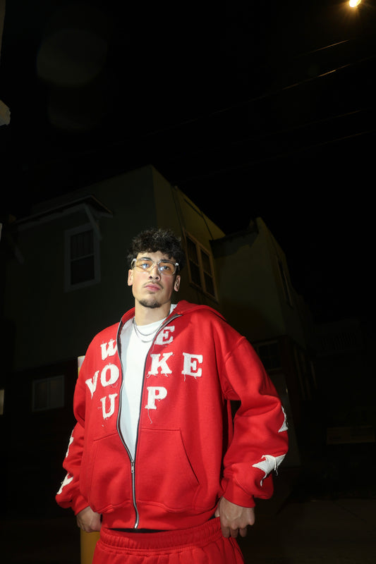 WEWOKEUP ZIP UP (Red)