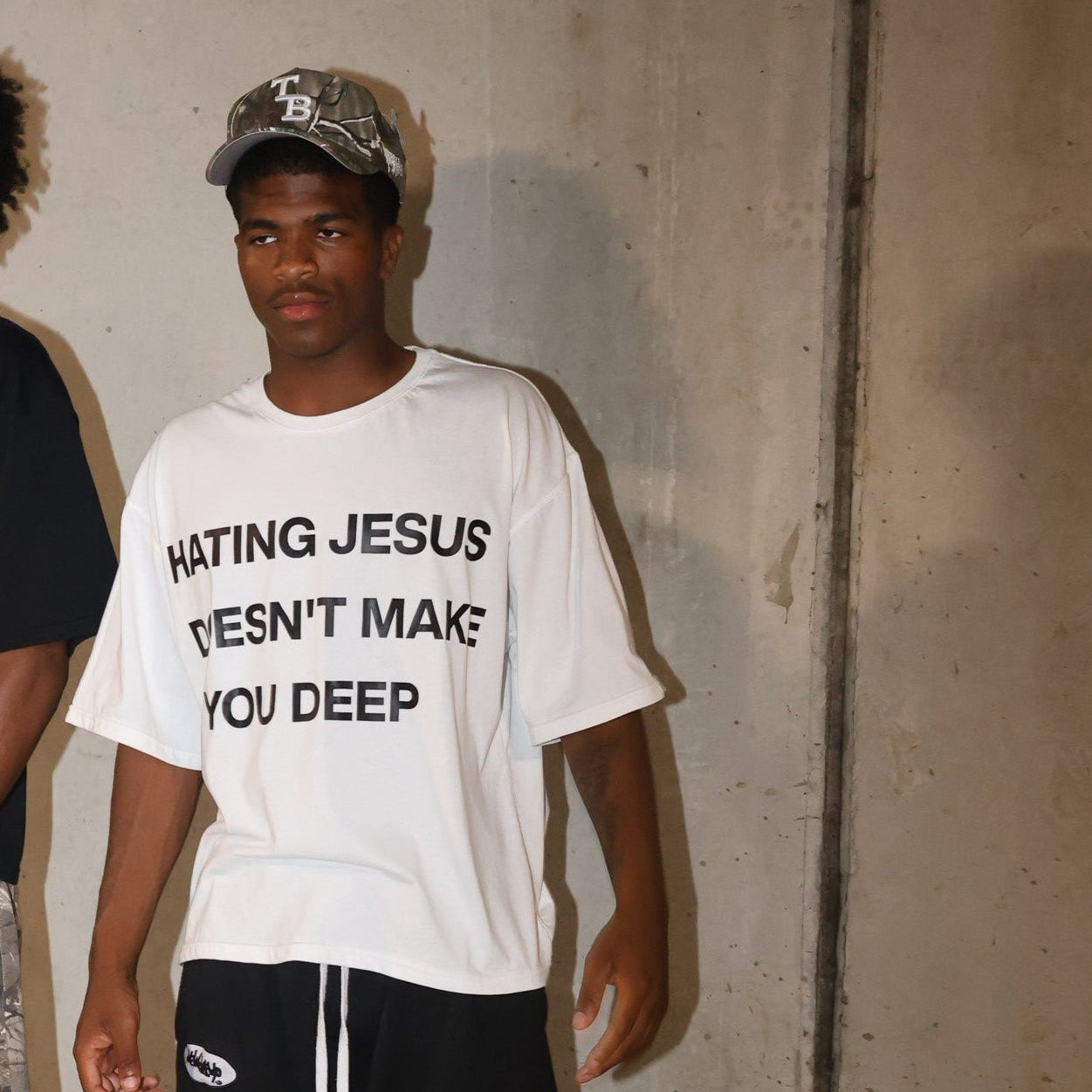 Hating Jesus Doesn’t Make You Deep (White Short-sleeve T-shirt)