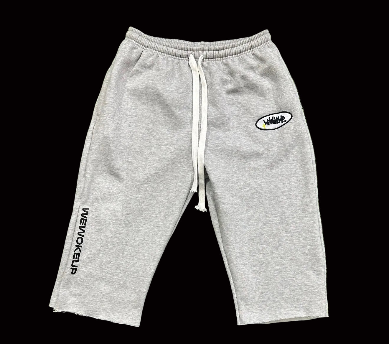 WEWOKEUP CROPPED SWEATS (GRAY)