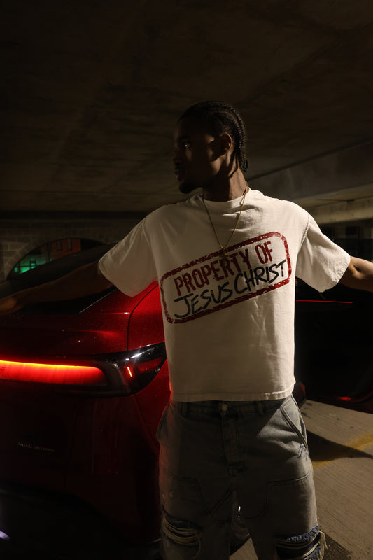 Property Of Jesus Christ (WHITE T-Shirt)